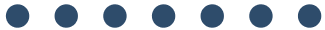 Row of dark blue ovals